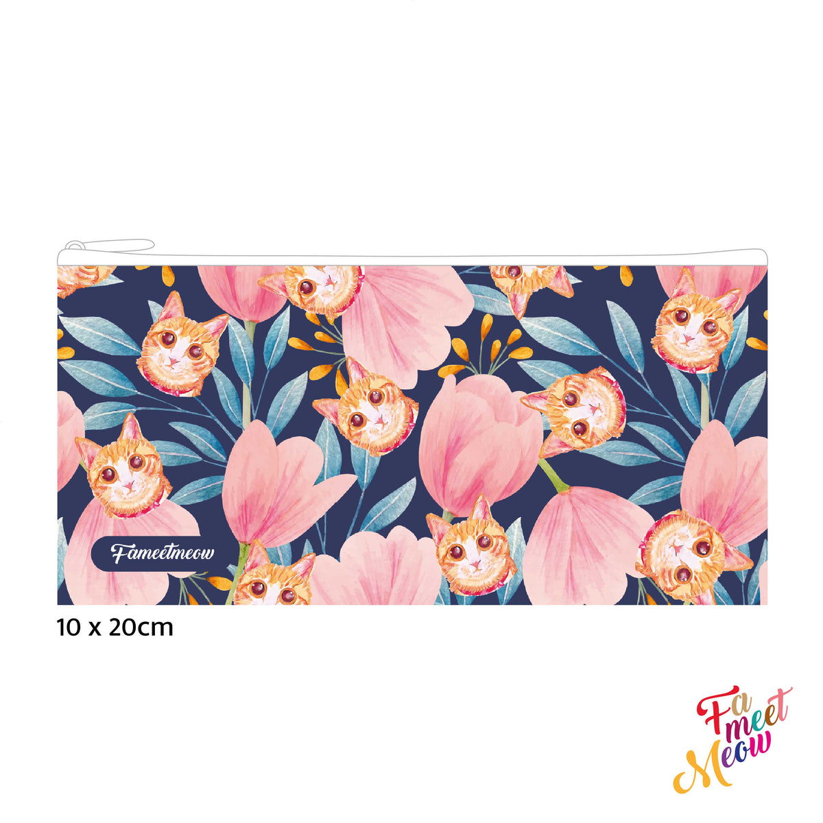 Pencil Case - Tulips