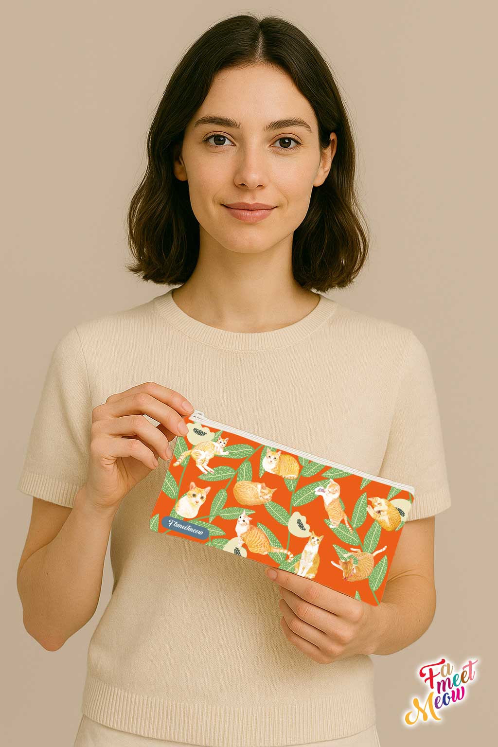 Pencil Case - Bamboo Leaves