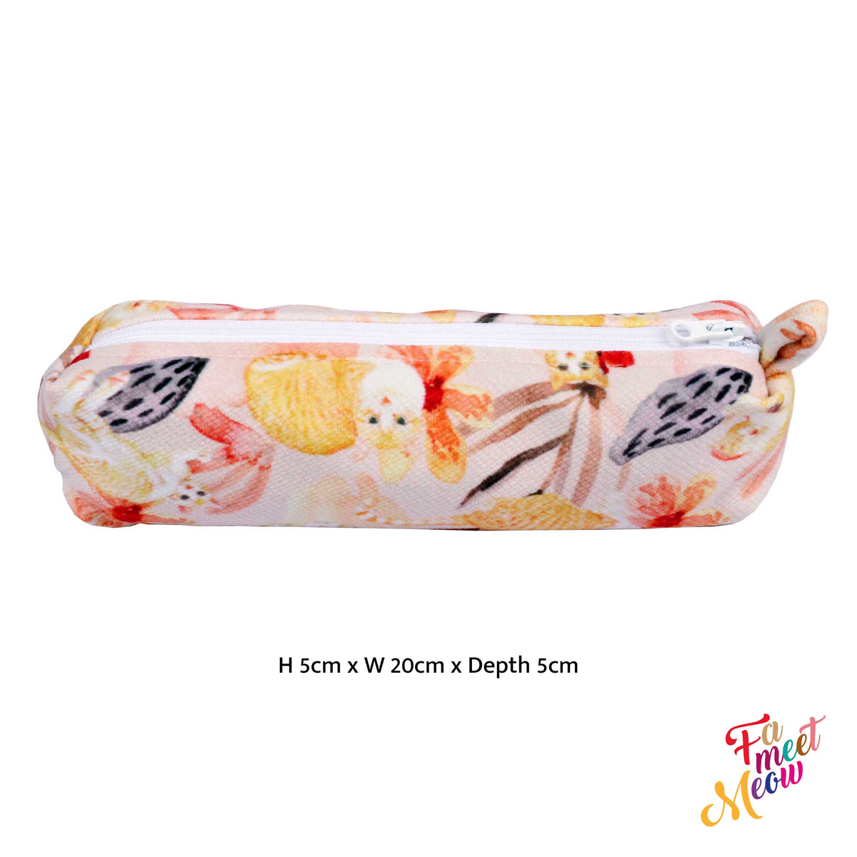 Square Pencil Case - Daisy in the sunset