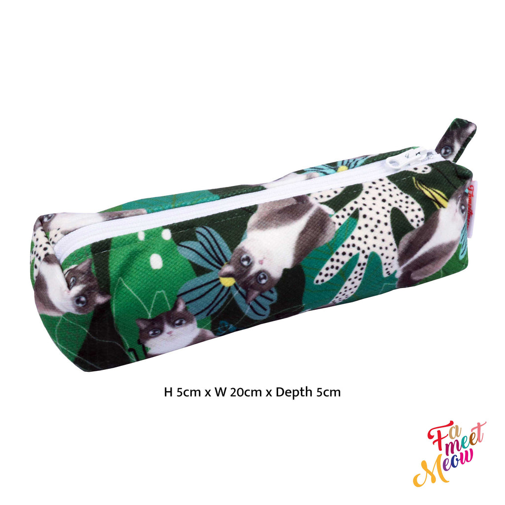 Square Pencil Case - Lotus