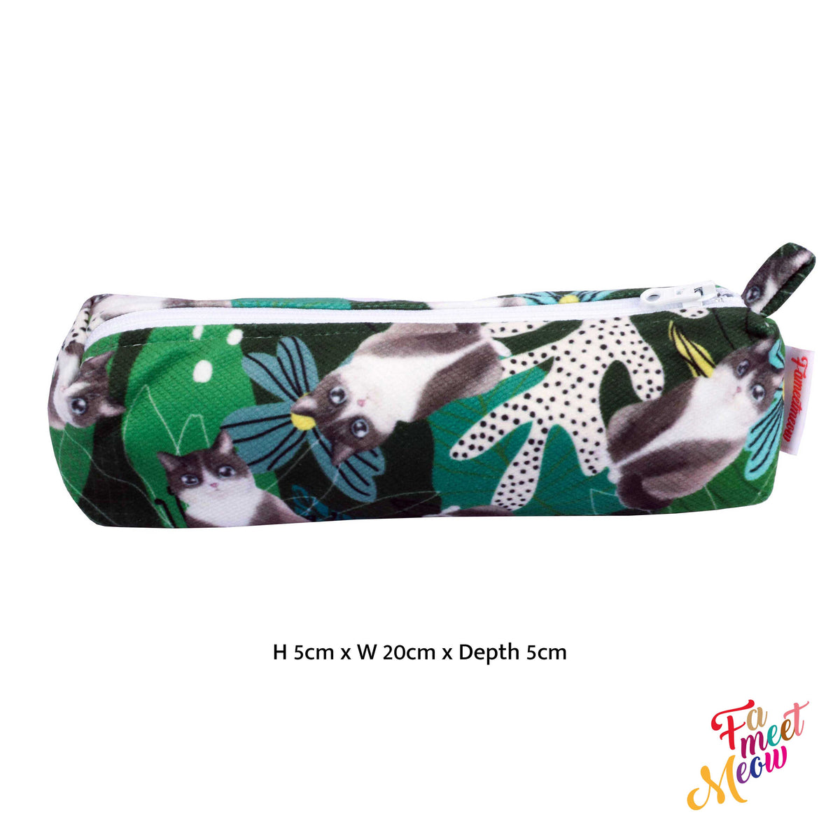 Square Pencil Case - Lotus