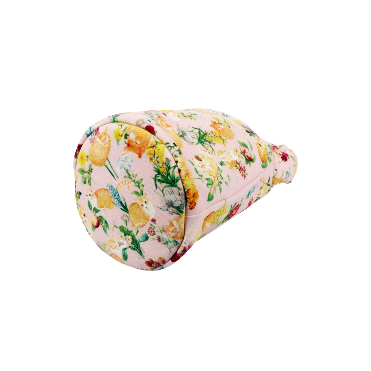 Shoulder Bucket Bag - Floral (Pink)