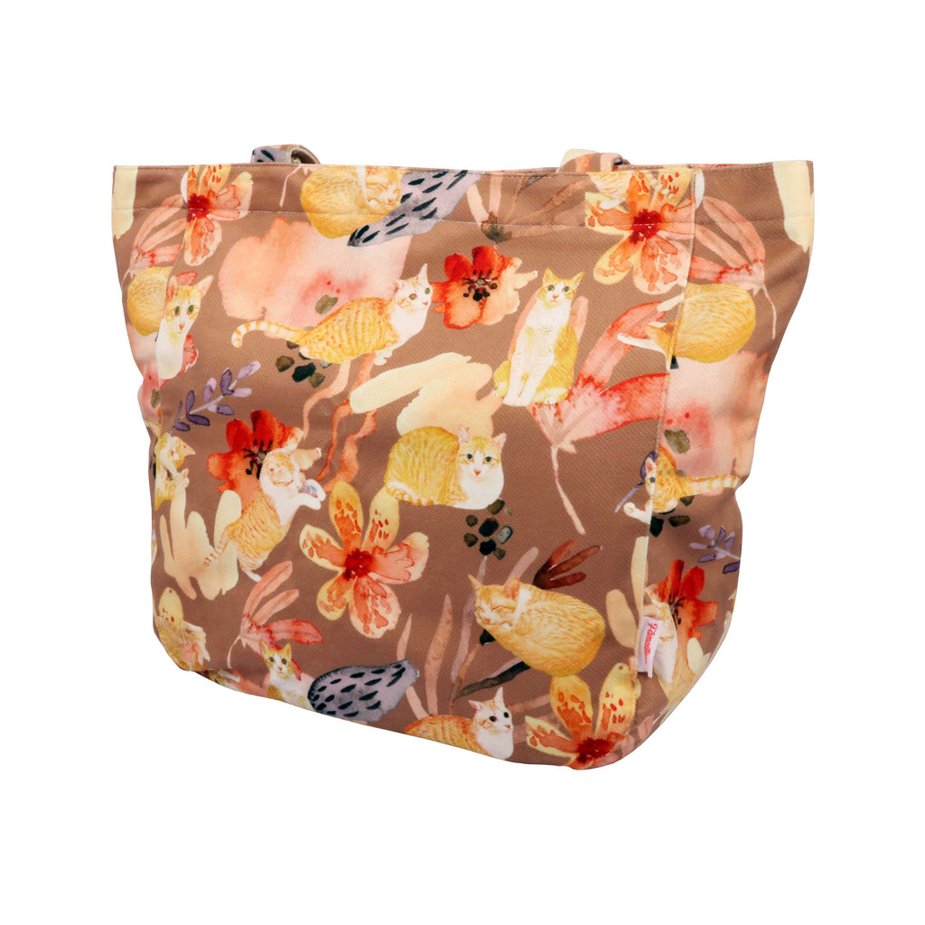 Shoulder Tote Bag - Daisy in the sunset