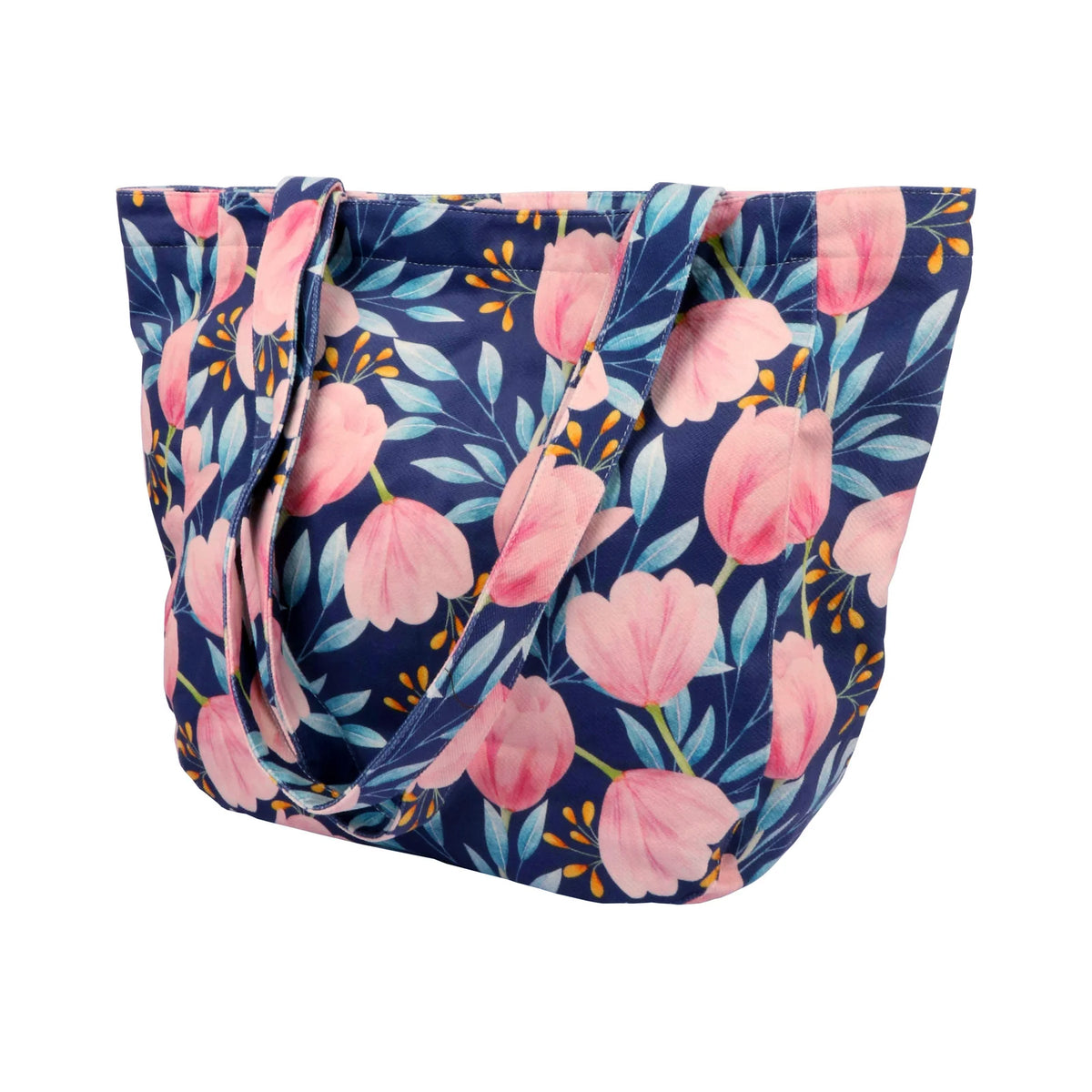 Shoulder Tote Bag - Tulips