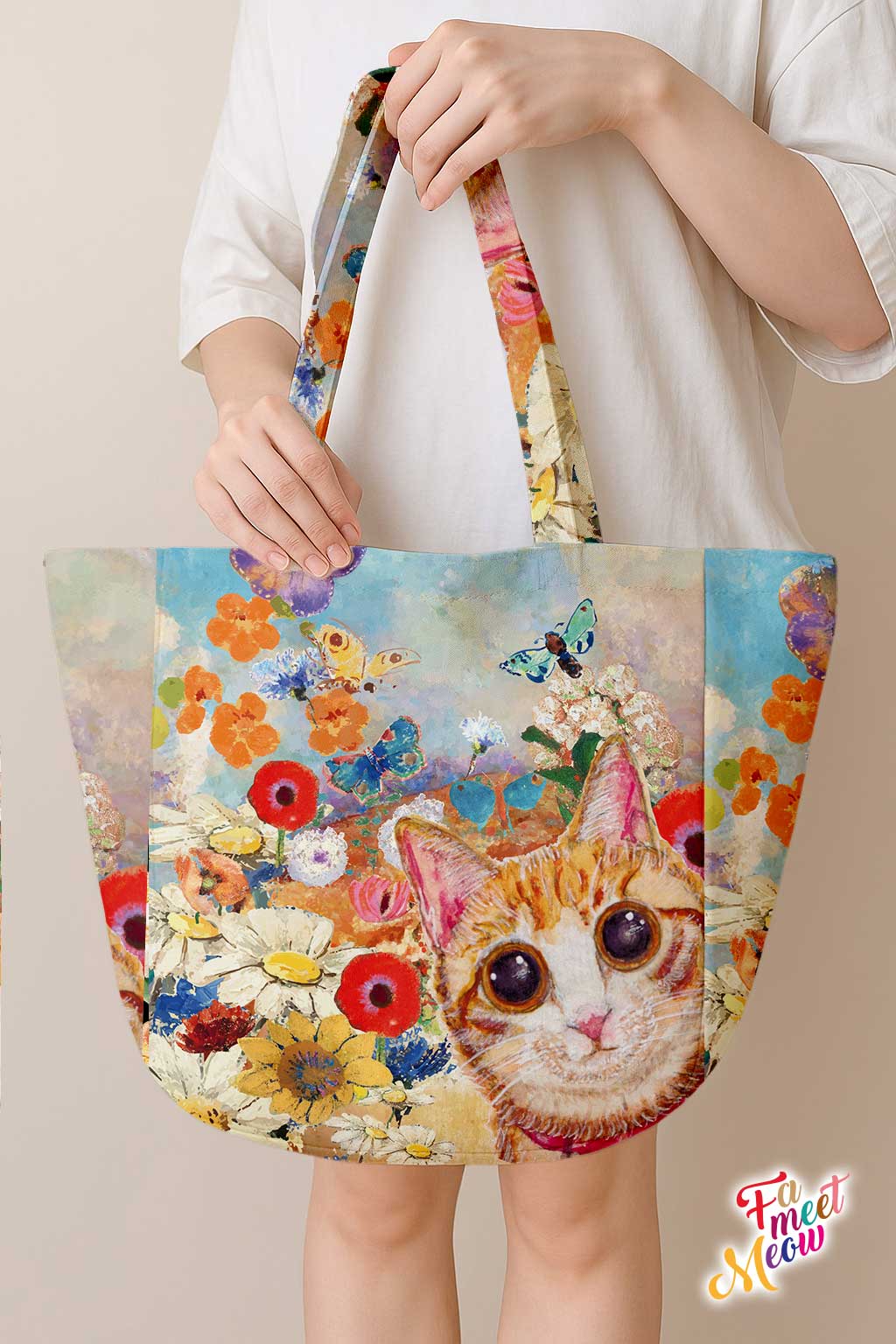 Shoulder Tote Bag - Paint