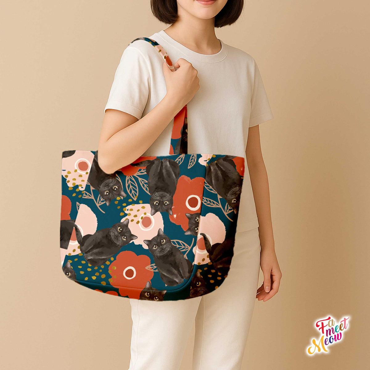Shoulder Tote Bag - Bunga Raya
