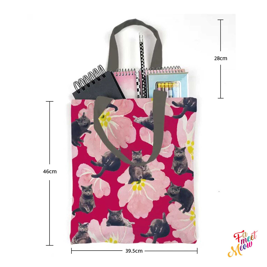 Tote Bag - British Shorthair (Magenta)