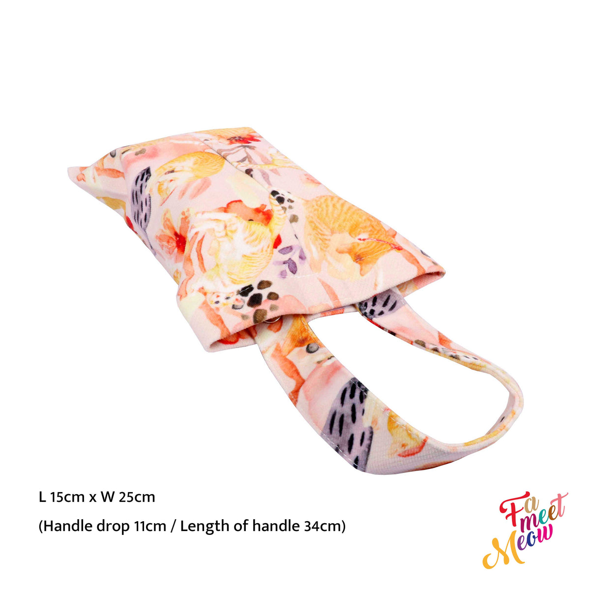 Tissue Cover with strap - Daisy in the sunset