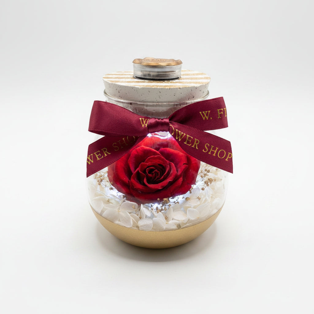 Little Wishful Glass - Ruby Red