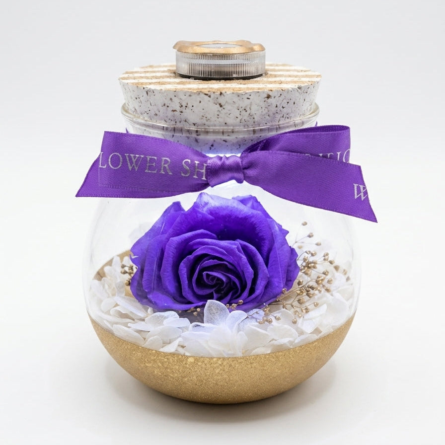 Little Wishful Glass - Amethyst Purple (Display)