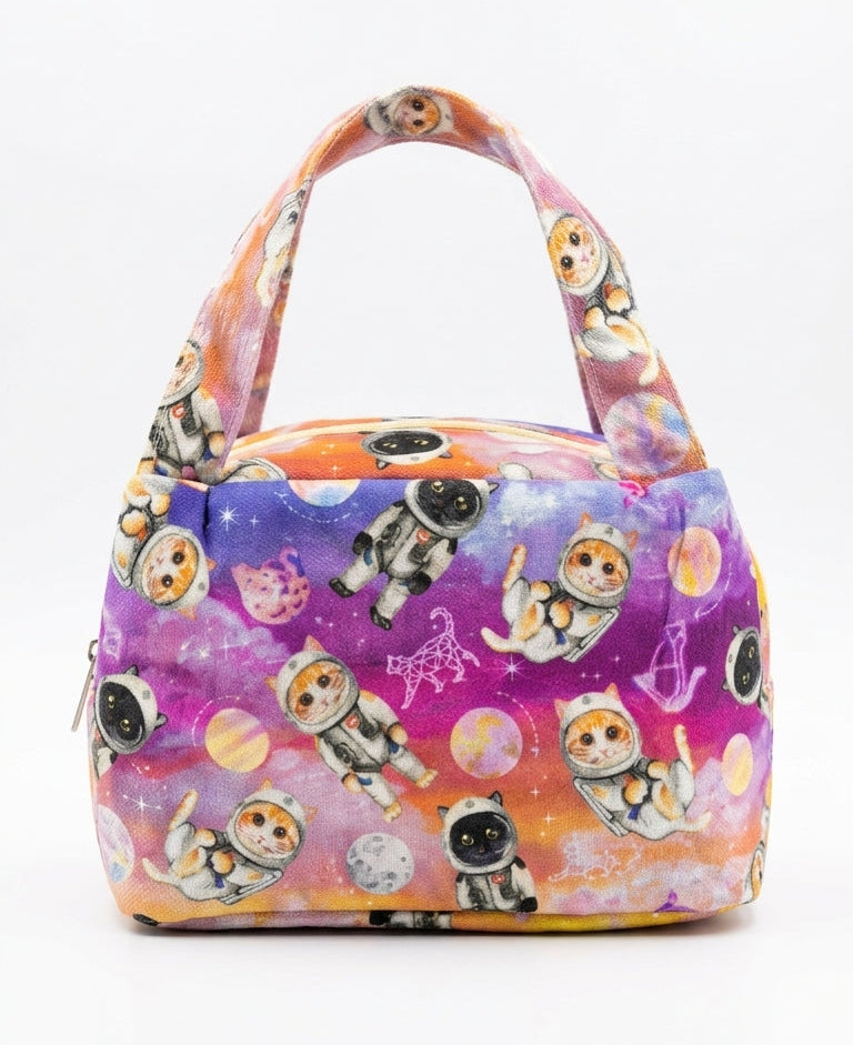 Space Cat 3-Layer Insulated Lunch Bag / Cooler Bag
