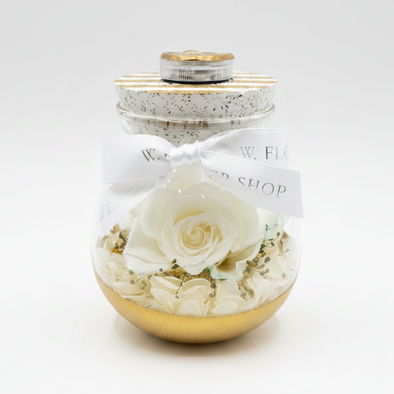 Little Wishful Glass - Ivory White