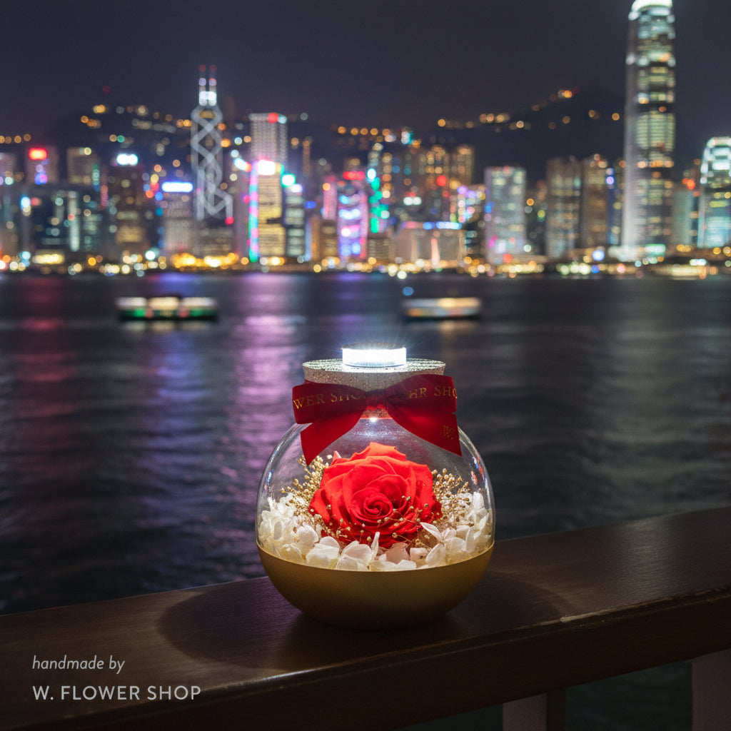 Little Wishful Glass - Ruby Red