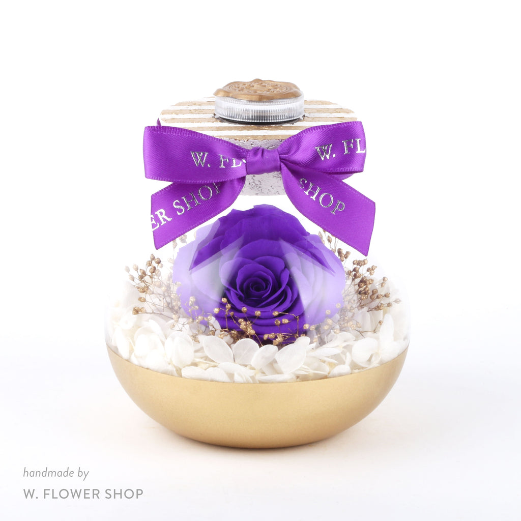 Little Wishful Glass - Amethyst Purple (Display)