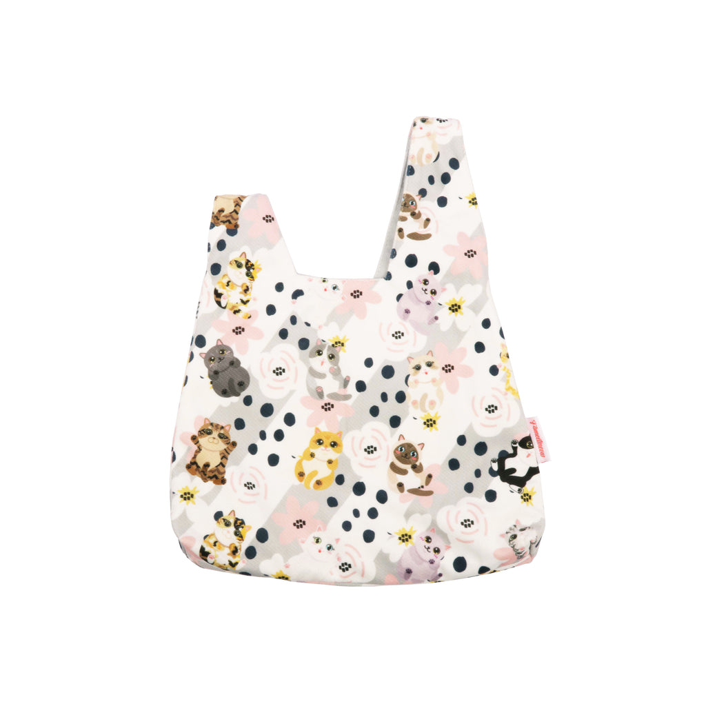 Knot Bag - Fluttering Flower Cats