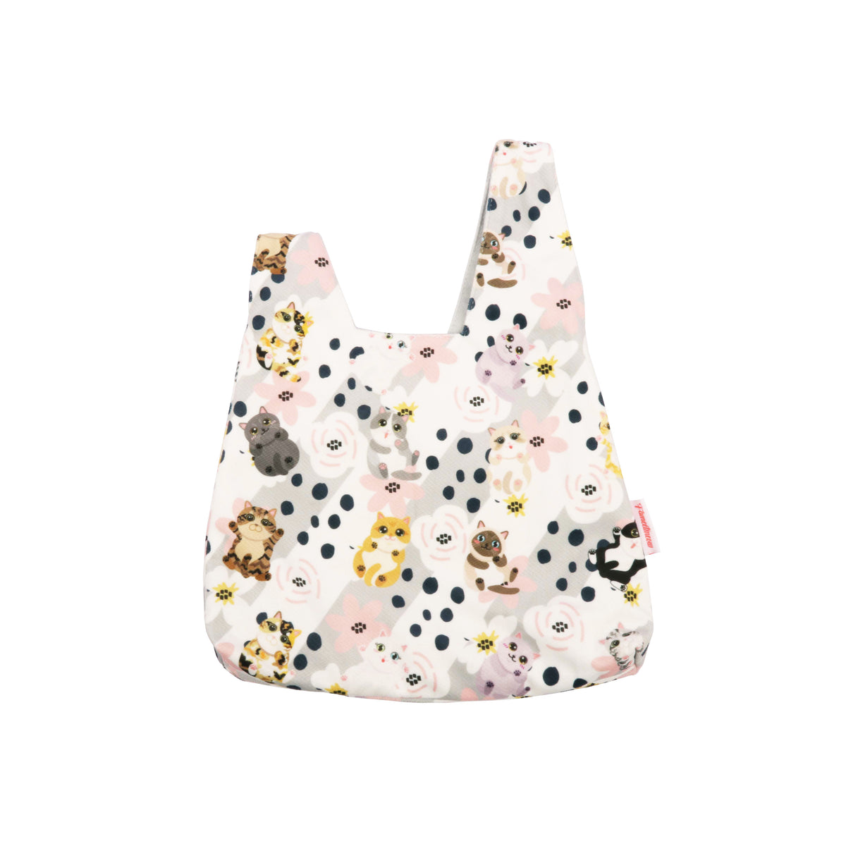 Knot Bag - Fluttering Flower Cats
