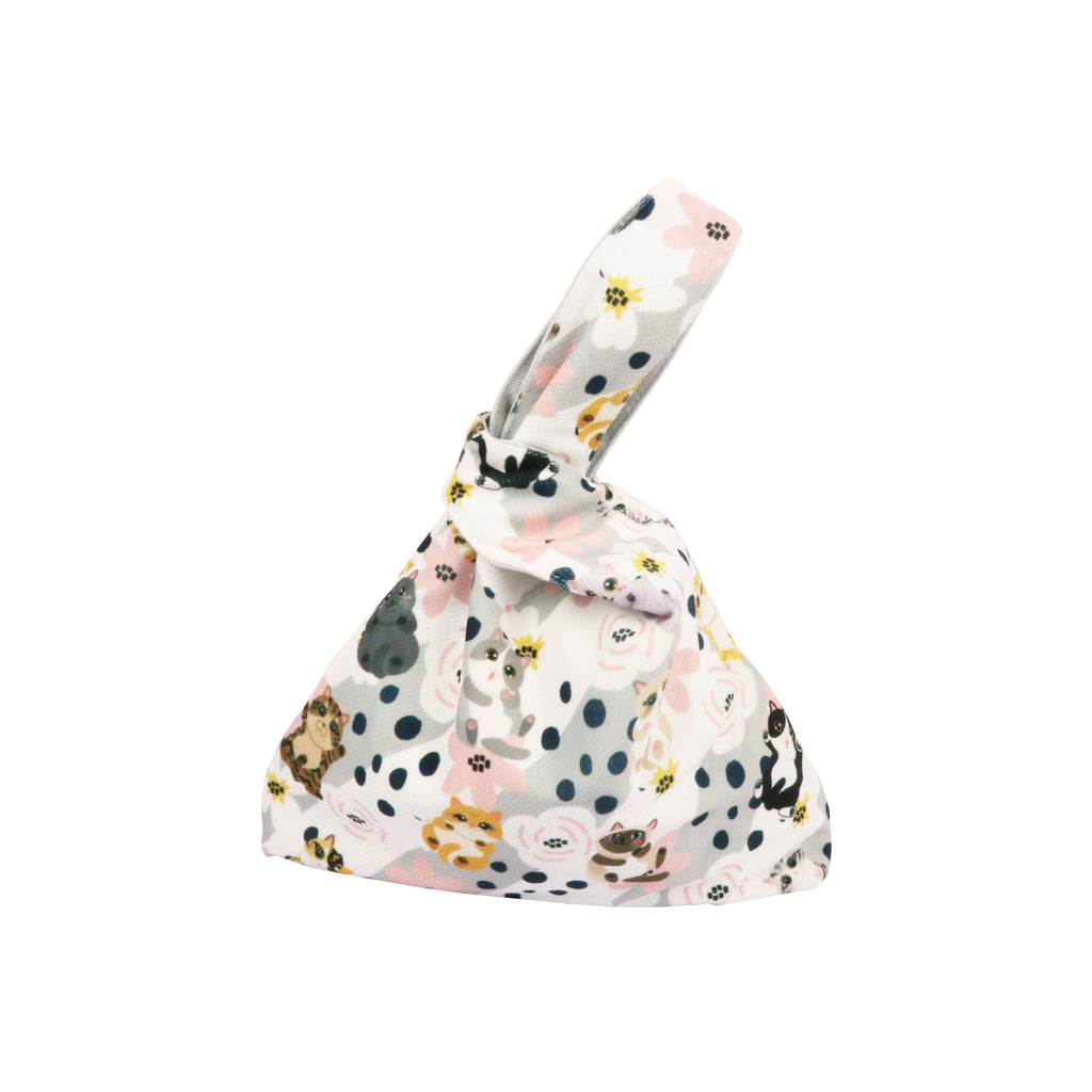 Knot Bag - Fluttering Flower Cats