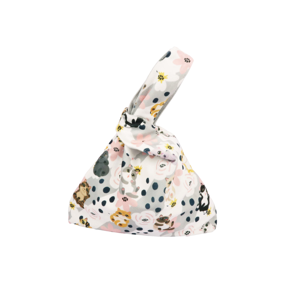 Knot Bag - Fluttering Flower Cats