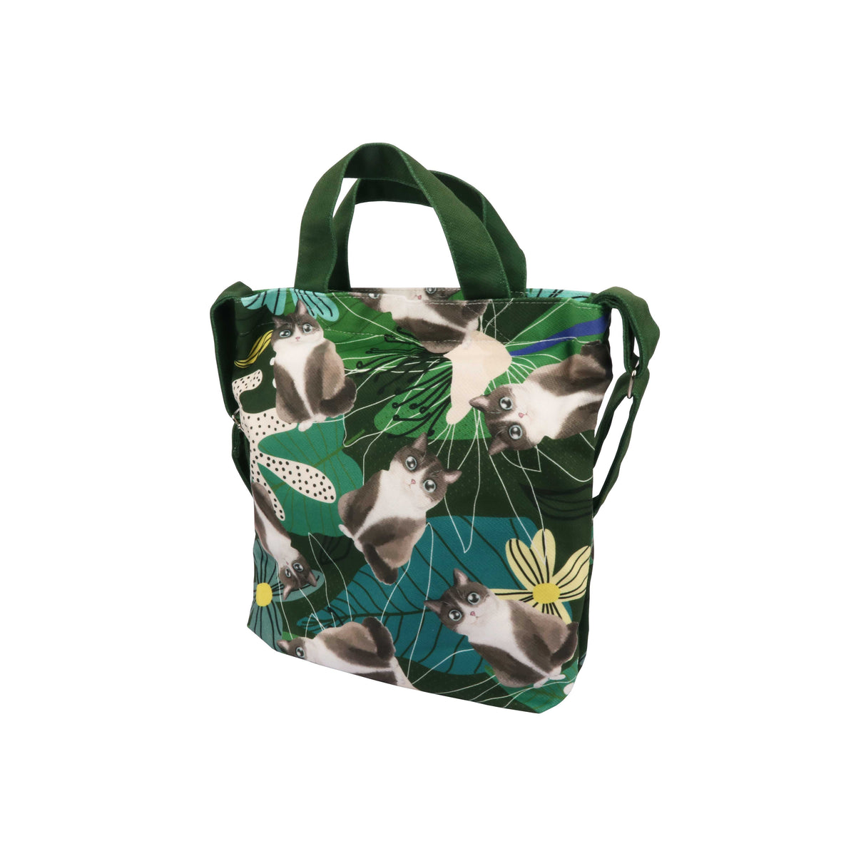 Cross-body Tote Bag - Lotus