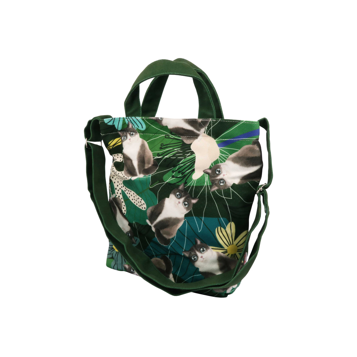 Cross-body Tote Bag - Lotus