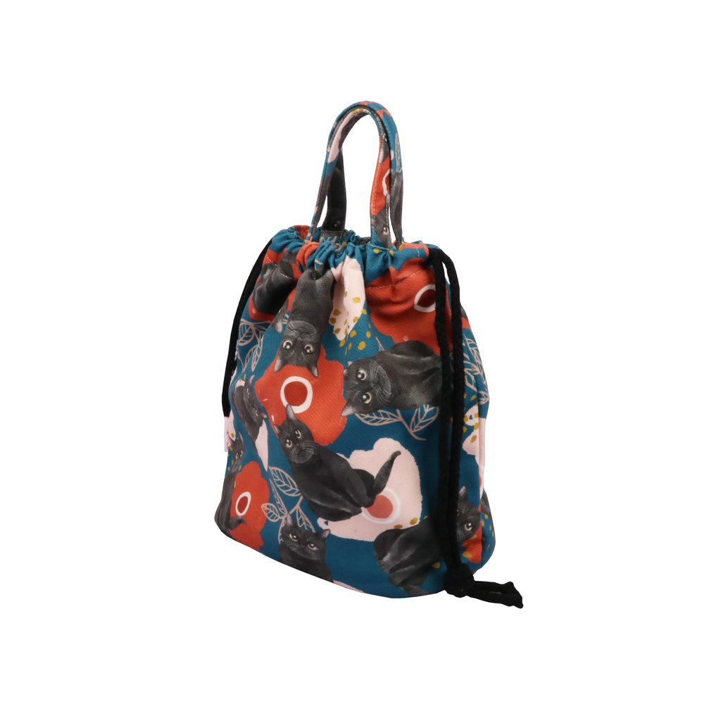 Drawstring Bucket Bag - Bunga Raya