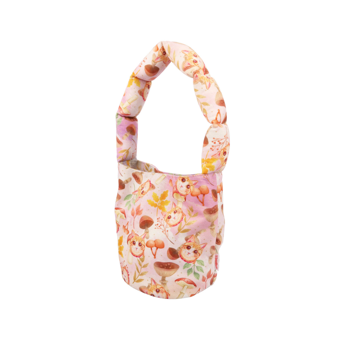 Shoulder Bucket Bag - Mushroom (Pink)